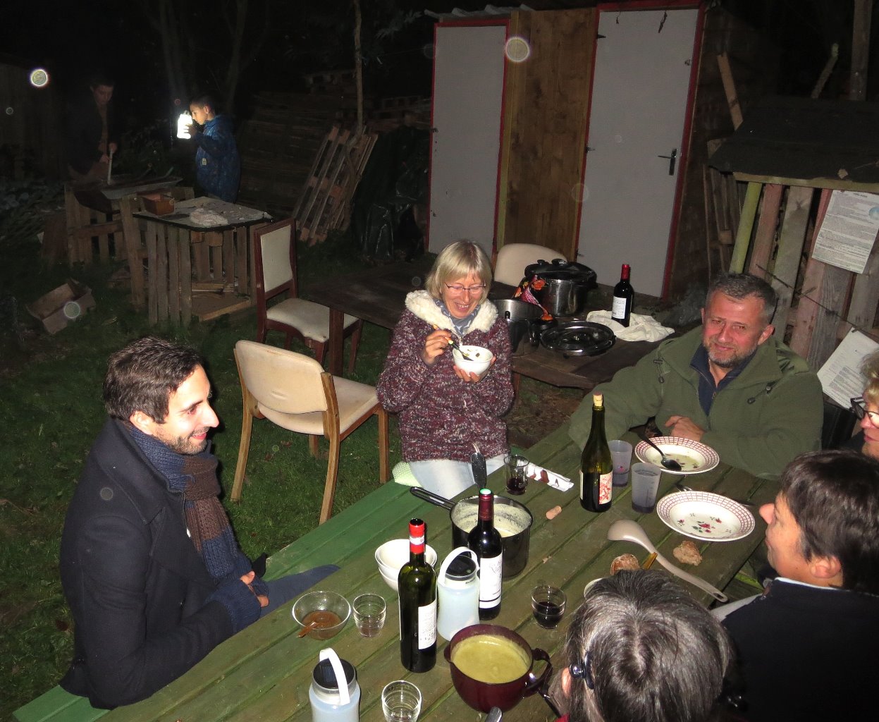 Soupe au jardin par un soir d'automne...